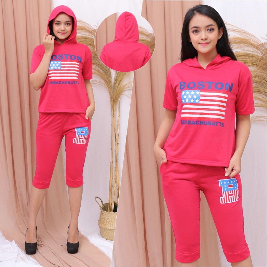 SETELAN ANAK PEREMPUAN KEKINIAN TERBARU TERLARIS KOREAN STYLE HOODIE BAJU ANAK CEWEK REMAJA HARIAN L