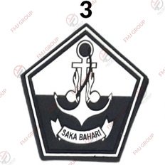 Emblem Patch Rubber Karet Logo Pramuka, Scout Pramuka, Saka Wanabakti, Bendera Coklat, Saka Bahari