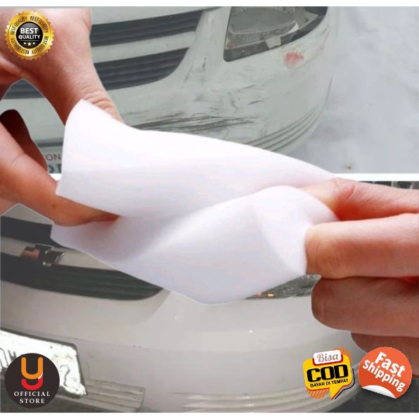 Spons Pembersih Penghilang Noda Baret Halus Cat Mobil Interior Jok Dashboard Doortrim Kendaraan Helm