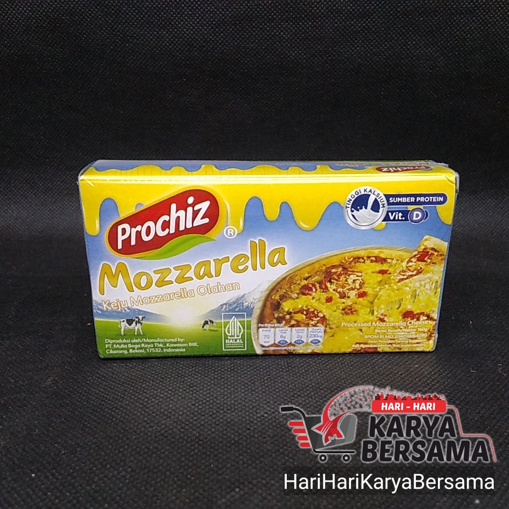 

KEJU PARUT BATANG PROCHIZ MOZZARELLA CHEESE 160GR