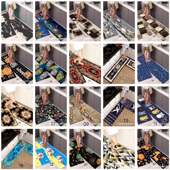 Keset 2 In 1 Alas Kaki Lantai Karpet Lantai Kamar Mandi Kamar Tidur Rumah Karpet Dapur Anti Selip 2 in 1 Kitchen Floor Mat Door Mat Trendy Keset Dapur 2 in 1 Keset Kaki Dapur Kamar