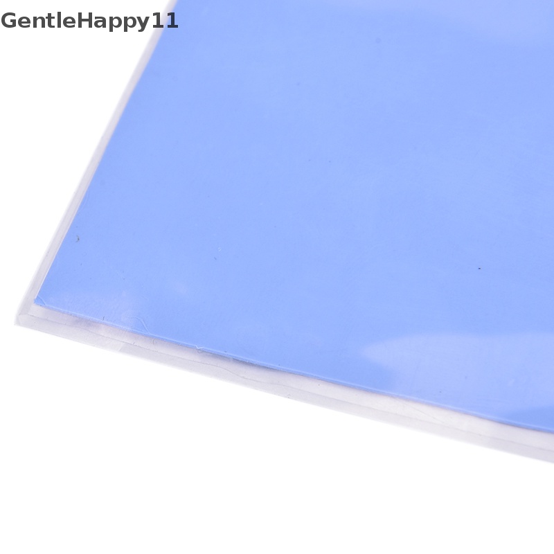 Gentlehappy Blue GPU CPU Heatsink Pendingin Thermal Conductive Silicone Pad100mmx100mmx0.5mm id