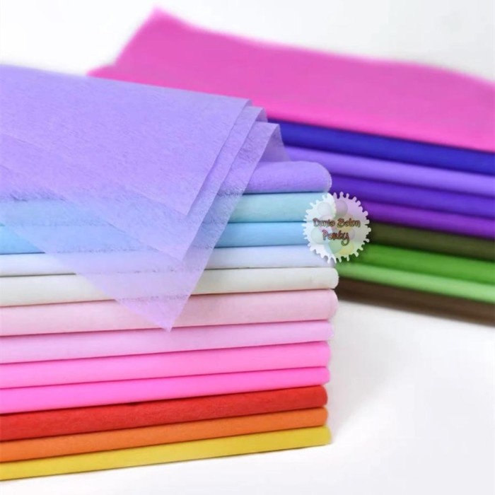 [ 30 Lembar ] Kertas Tisu Buket Bunga / Tissue Cotton Paper Flower