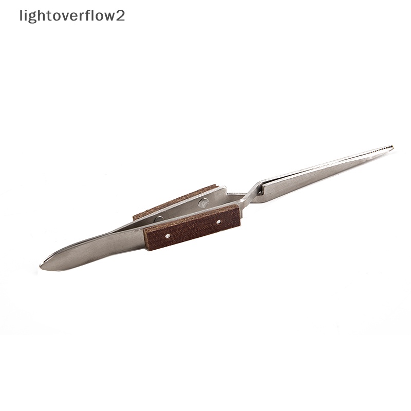 [lightoverflow2] Stainless Steel Cross Lock Pinset Penutup Diri Perhiasan Solder Craft Repair [ID]