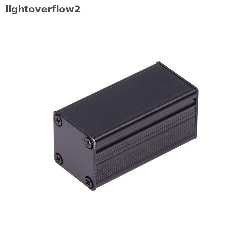 [lightoverflow2] Kotak Proyek Elektronik Enclosure Aluminium DIY Extruded 25x25x50mm Untuk Unit Power Supply [ID]
