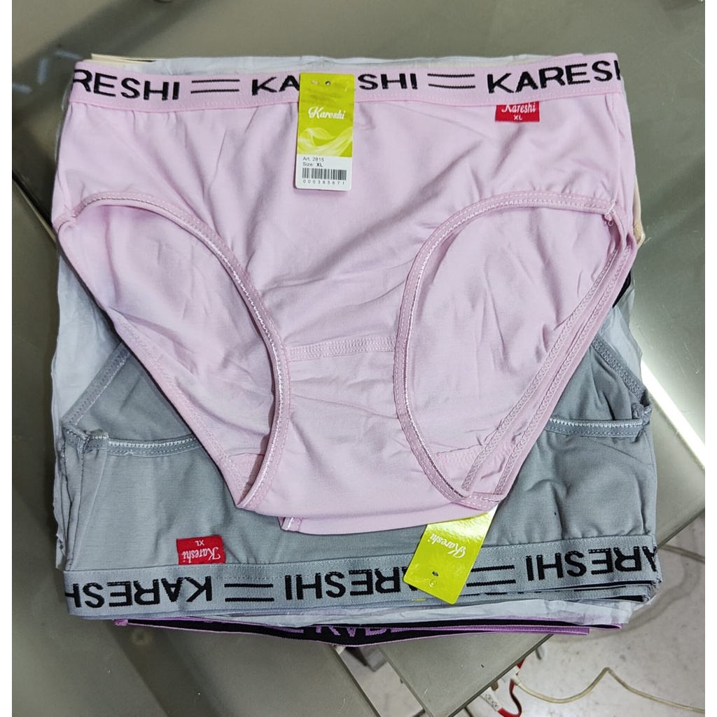 6 pcs Celana Dalam Wanita Dewasa Cd Perempuan Karet Besar Kareshi Art 2815 | TOKO KL - Keanulova Good Job