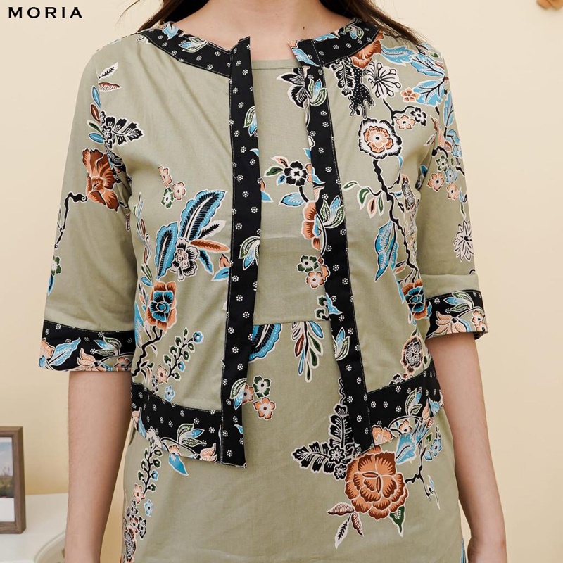 Evercloth Moria Dress Batik Modern Wanita Gaun Terusan Jumbo