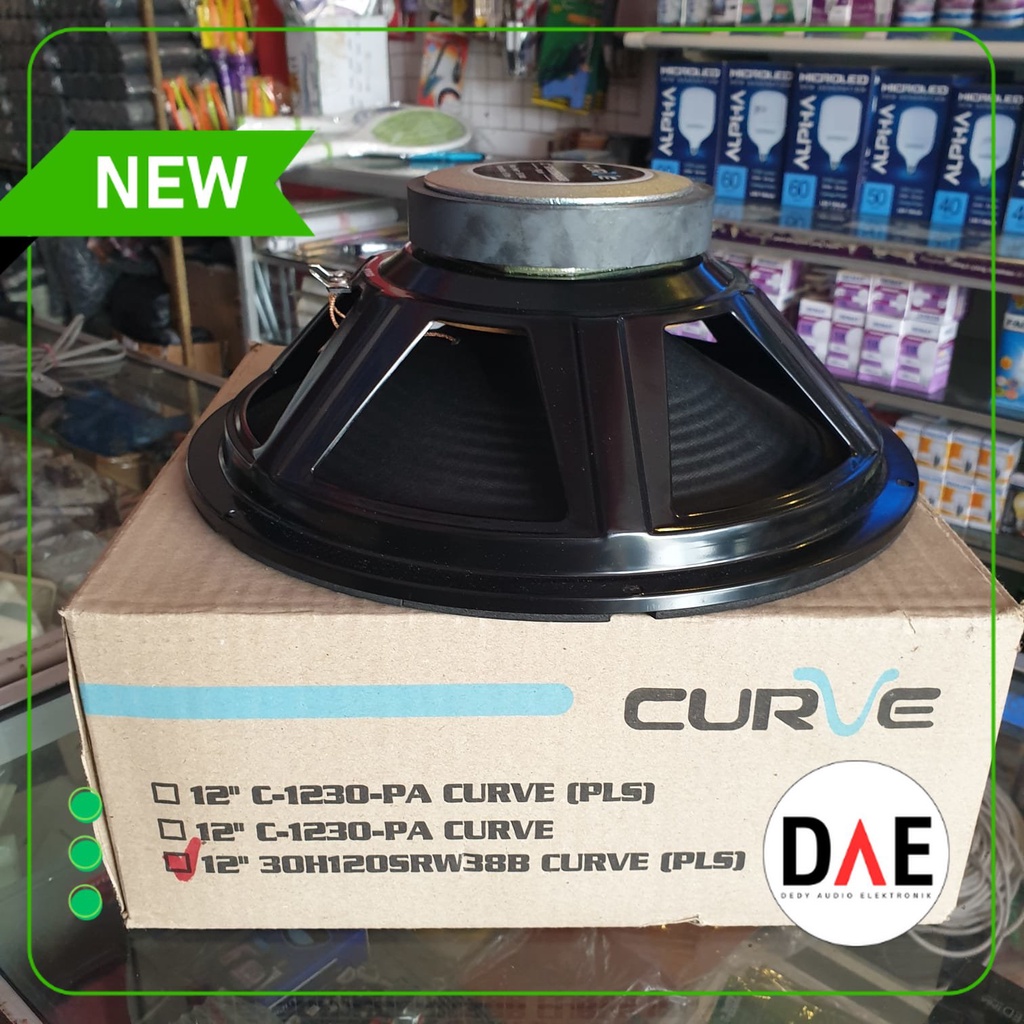 Speaker Curve 12 inch Woofer - 30H120SRW38B CURVE PLS