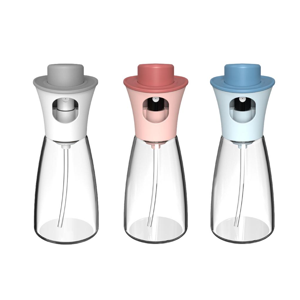 Abs Botol Minyak Goreng Anti Bocor Transparan Mulut Lebar Isi Ulang Aksesoris Dispenser Sprayer Dapur Rumah Tangga