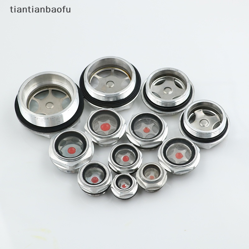 [tiantianbaofu] 16mm-48mm male Thread metal air or oil level sight glass Boutique