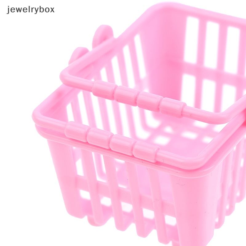 [jewelrybox] Miniatur Rumah Boneka Keranjang Belanja Pretend Play Mainan furniture Butik