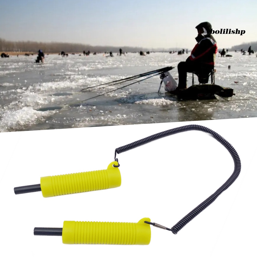 Bo-ice Fishing Pick Non-slip Anti Gores Tahan Aus Pegangan Nyaman Hemat Tenaga Kerja Hemat Hidup Portable Musim Dingin Es Safety Pick Snowy Glacier Hammer Hand Tool Untuk Camping