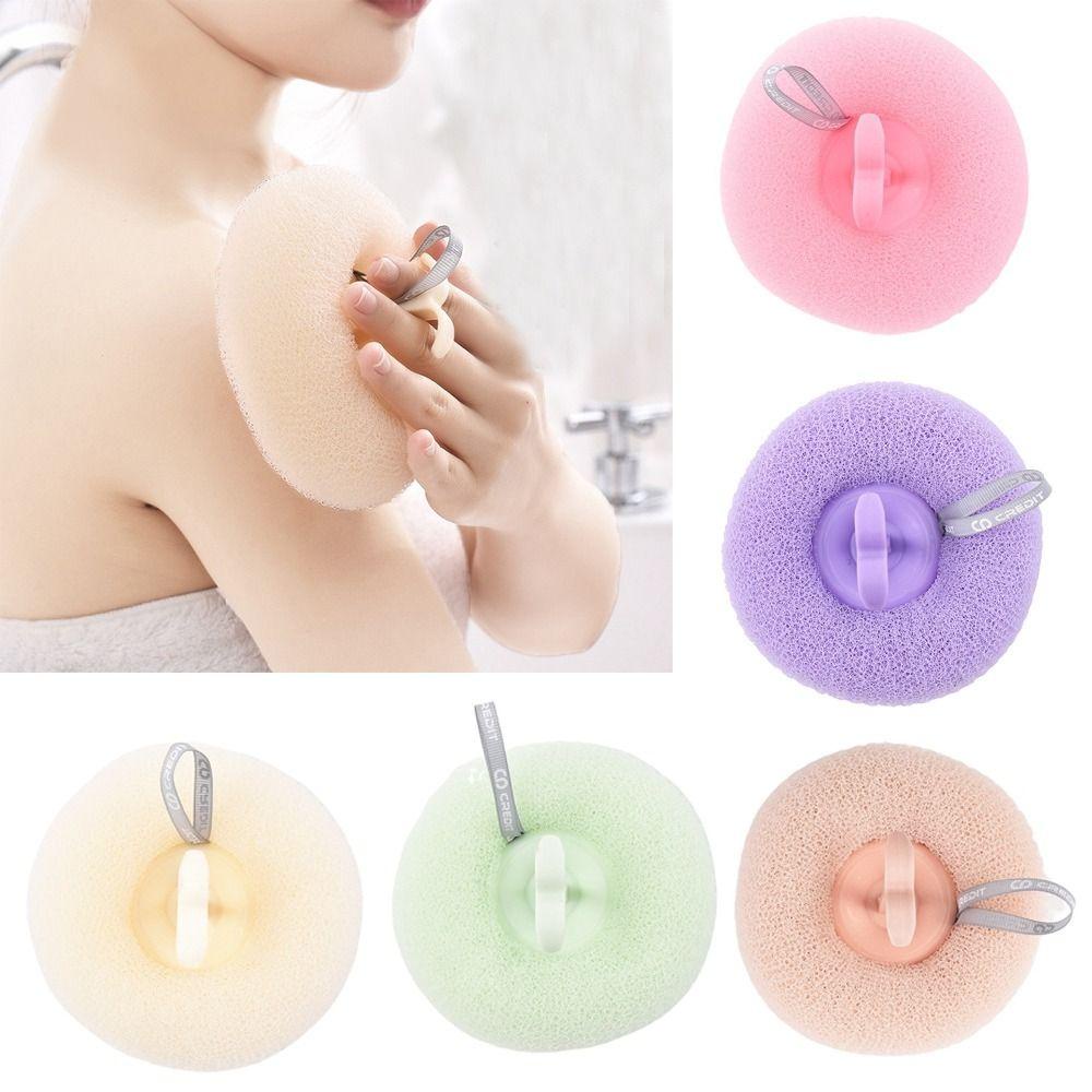 Populer 3PCS Bath Ball Soft Wash Scrub Shower Mandi Gelembung Bunga Mandi Gosok