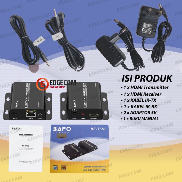 HDMI Extender Via UTP 60 Meter BAFO