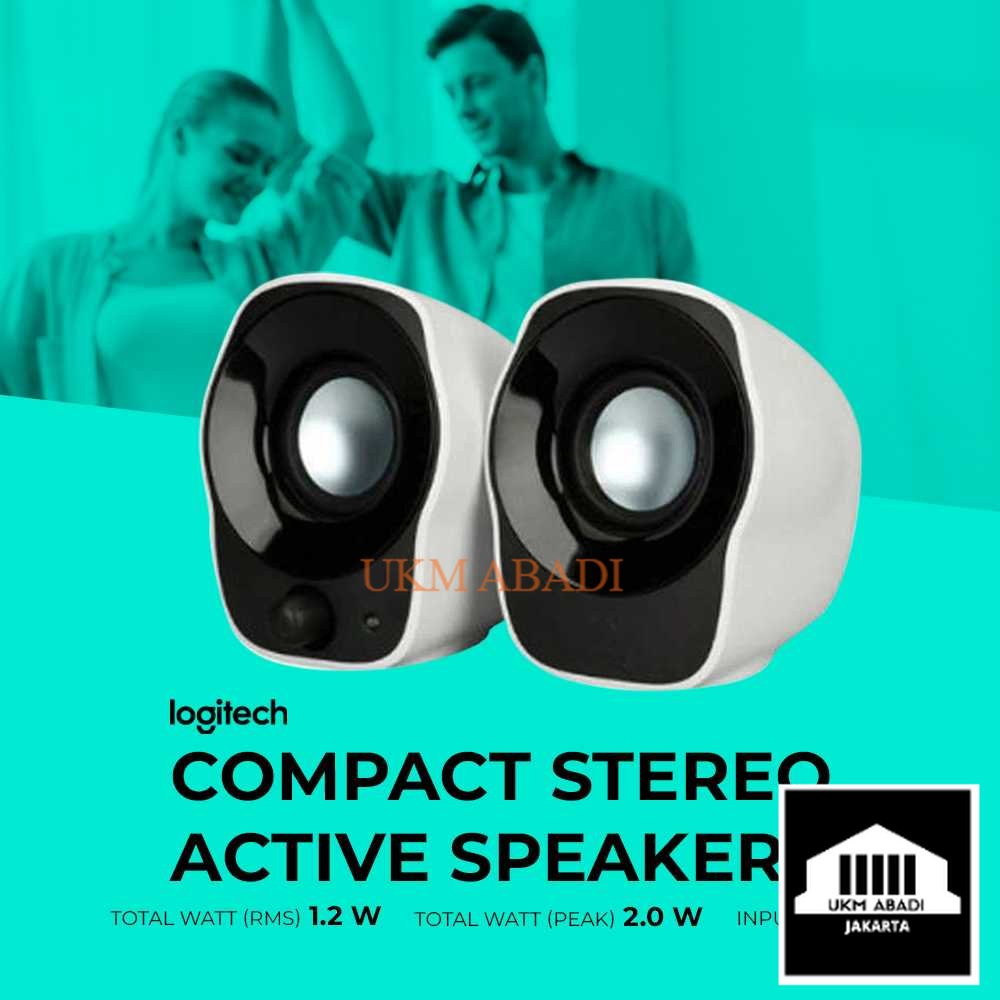 Speaker Logitech Compact Stereo Active Speaker Super Kuat Z120
