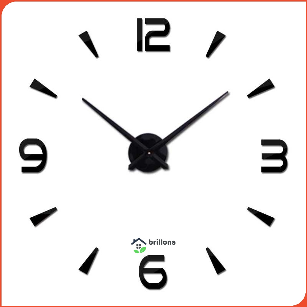 TaffHOME Jam Dinding Besar DIY Giant Wall Clock 90-100cm - DIY-104