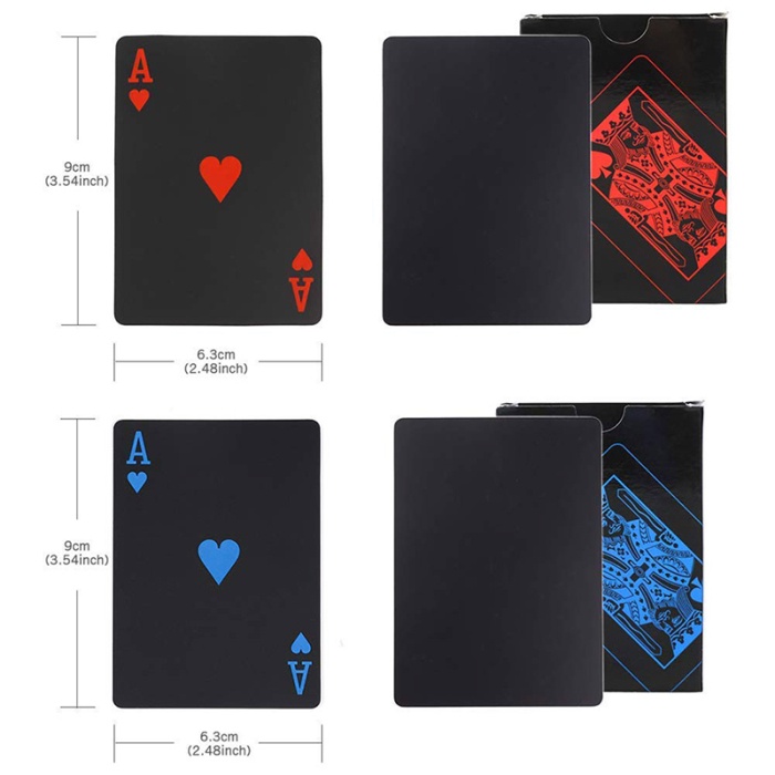 MBOISGET - DEDOMON Kartu Remi Plastik Anti Air Waterproof poker plastic cards