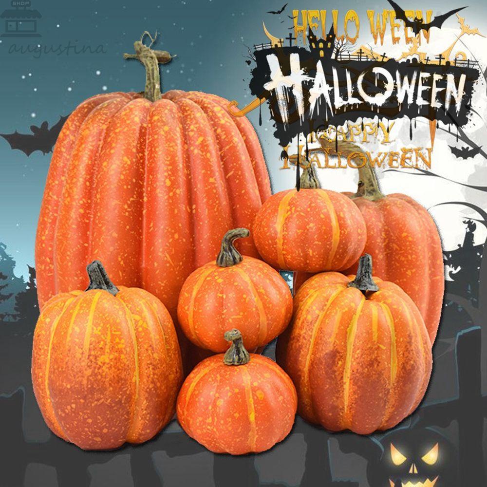 Agustinina Halloween Dekorasi Pernikahan Ulang Tahun DIY Craft Syukuran Rumah Simulasi Model Labu