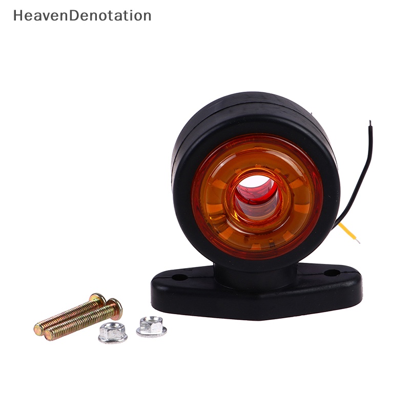 [HeavenDenotation] 1pcs 12v-30v Lampu Truk Lampu Trailer Tail Light Indikator Penanda Samping Truk HDV