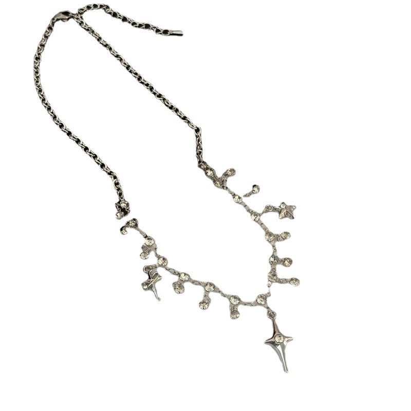 Aksesoris Kalung Sungai Bintang Mount Bintang Bertabur Marvel Rantai Tulang Selangka Temperamen Retro