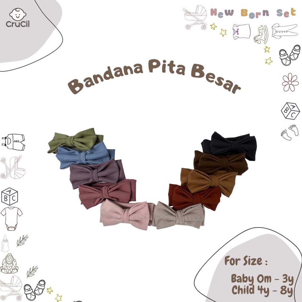 Crucil Bandana Pita Besar Ribs