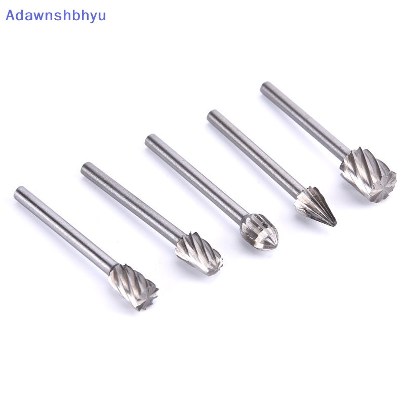 Adhyu Mata Bor Kerja Kayu High Speed Rotary Files Mini Bulat HSS Burr Set Wood ID