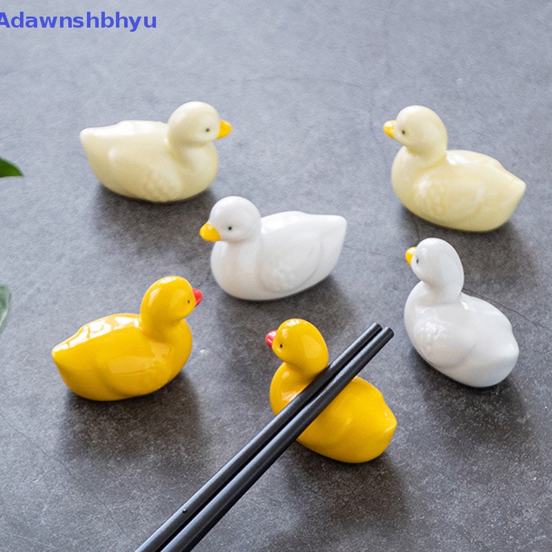 Adhyu Tempat Sumpit Bebek Lucu Ornamen Keramik Jepang Peralatan Makan Dapur Rumah ID