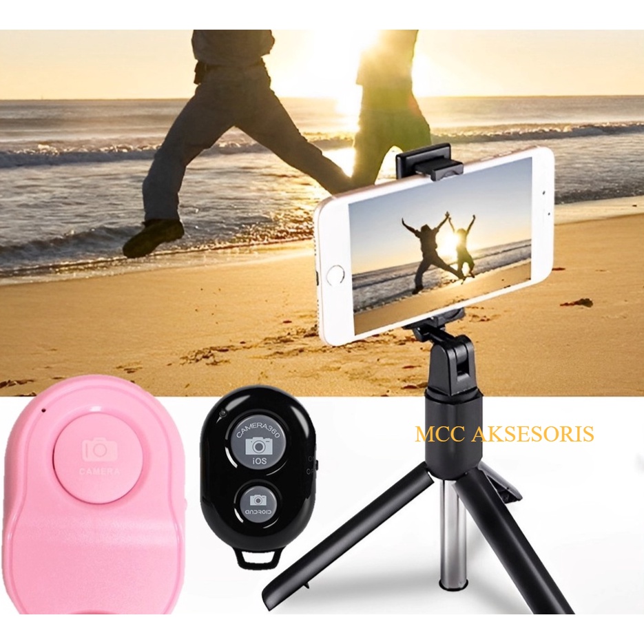 MCC Smartfish Selfie Camera Remote Control Bluetooth V4 Remot Shutter Wireless Pengendali Jarak Jauh Nirkabel Untuk Android IOS