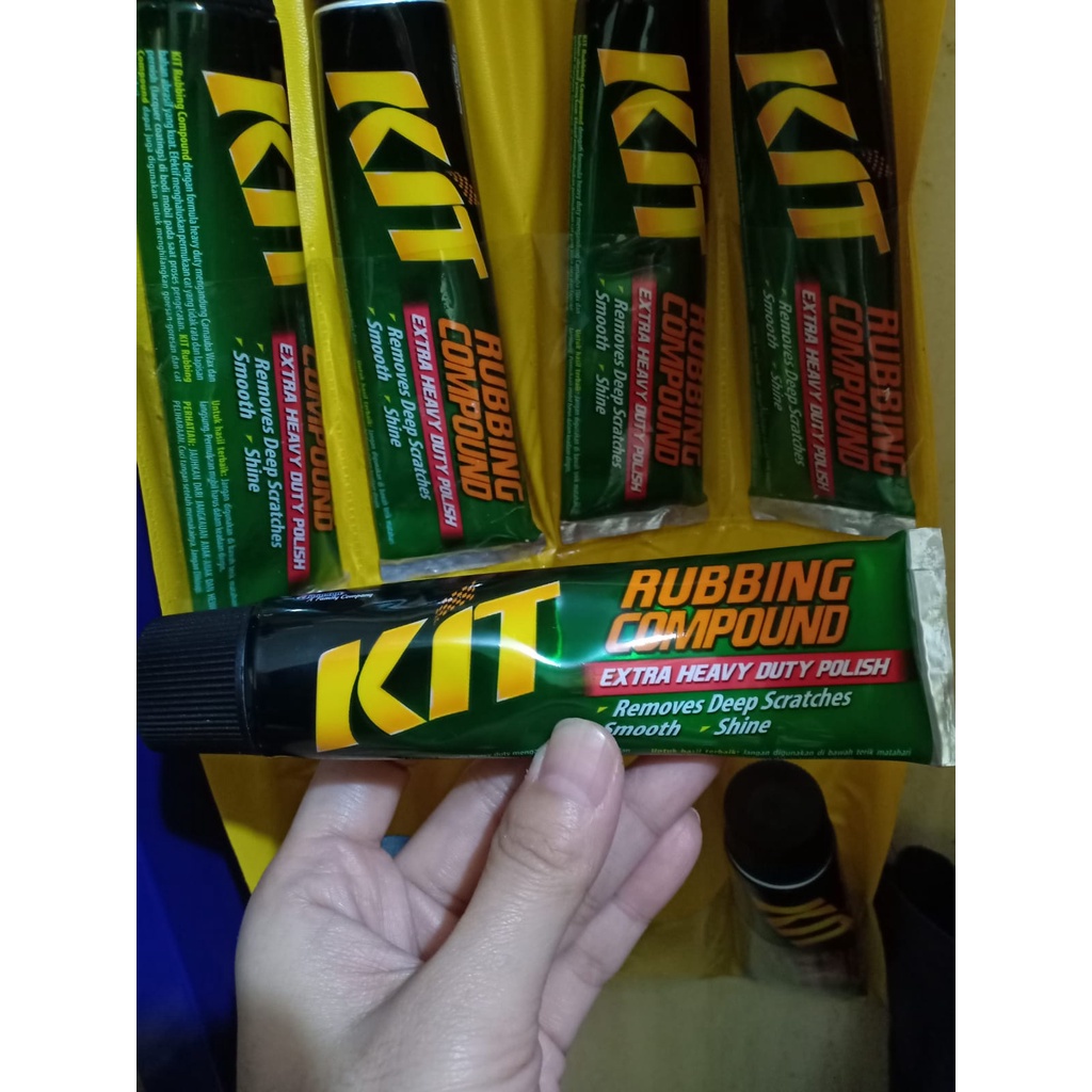 Kompon KIT Rubbing Compound Tube 60gr Penghilang Lecet Gores Body Kendaraan Kompon 60 gram