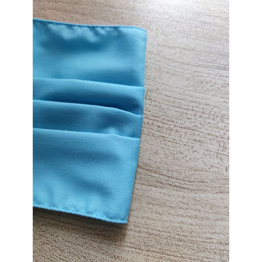 Masker kain 2 ply polos/EARLOP/POLOS