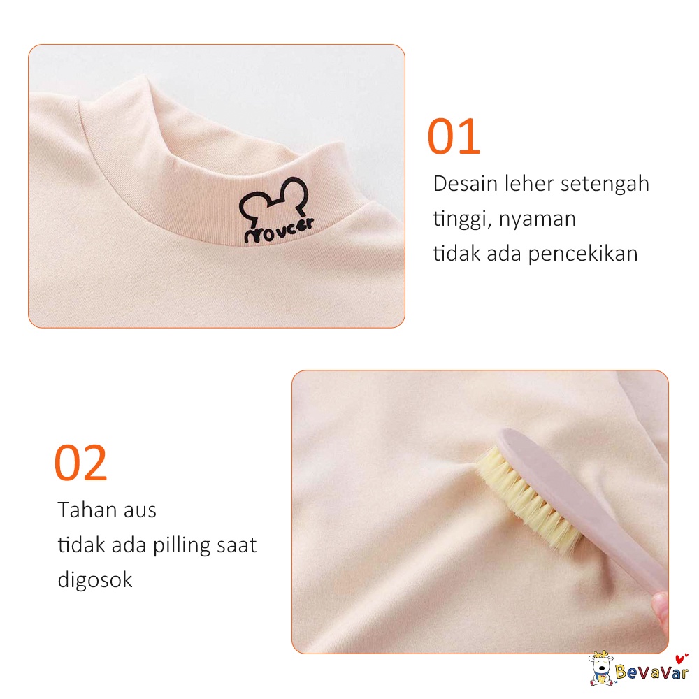 BEVAVAR Baju Tidur Anak Lengan Panjang Piyama Anak Cotton Laki Laki Perempuan