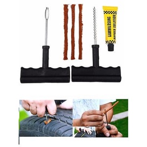 Alat tambal ban tubles motor mobil anti ban bocor Tire Repair Kit Set