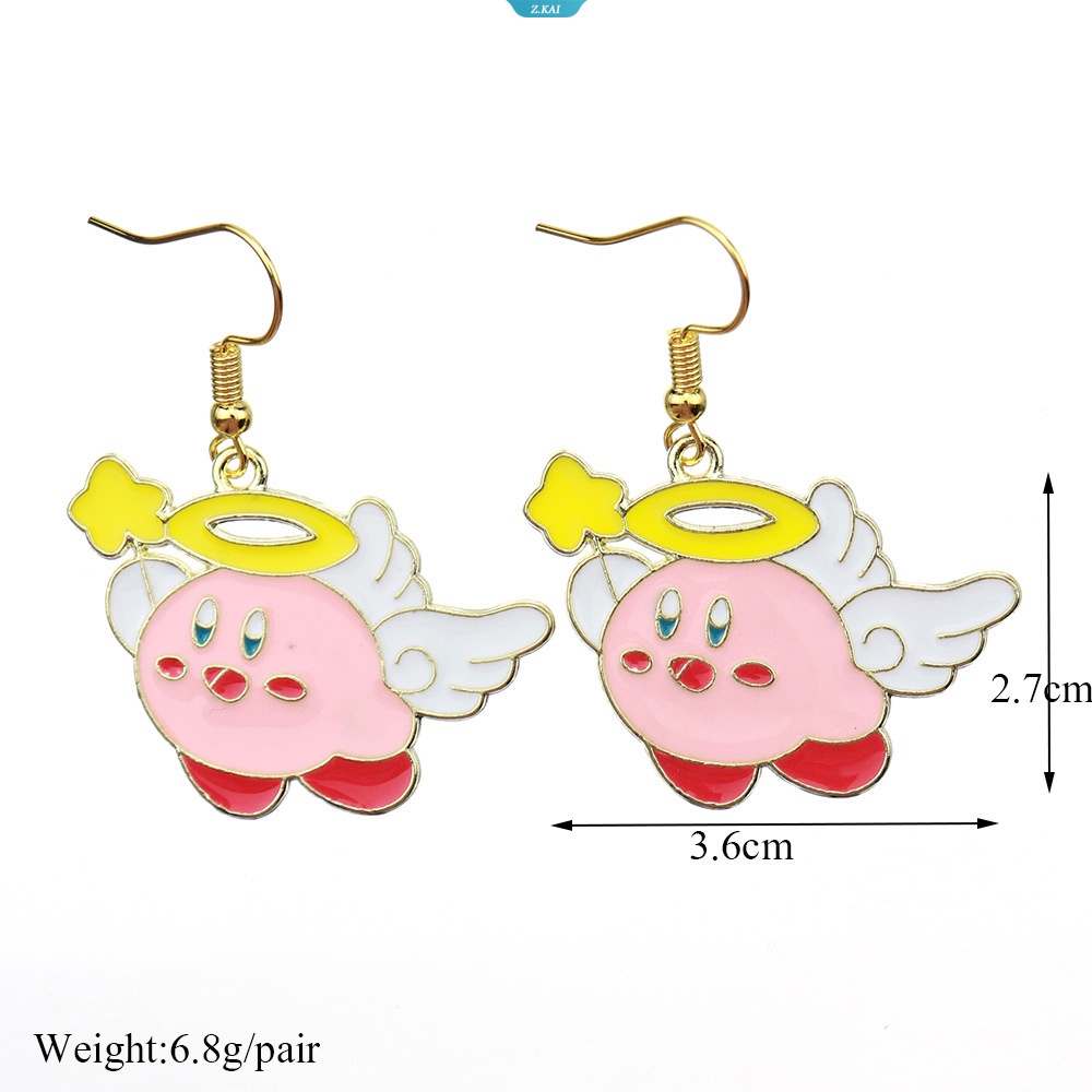 Kawaii Sanrios Bintang Kapi Kartun Anime Anting Lucu Kreatif Paduan Anting Logam Liontin Perhiasan Hadiah [ZK]