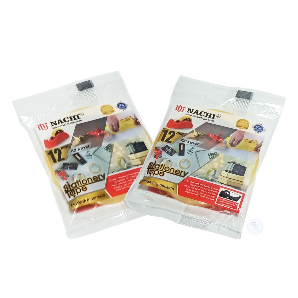 

NACHI - Isolasi Bening 1/2 Inch - 12 mm x 72 Yard - Roll