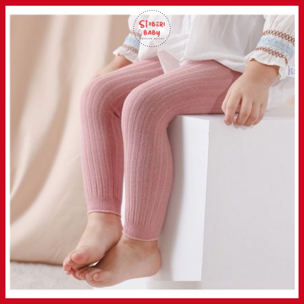 PUNCAK 3.3 stoberi baby - Legging Bayi Perempuan / Legging Anak / Kaos Kaki Panjang Bayi 304