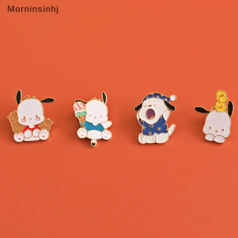 Mornin Lucu Baru Pachacco Bros Jepang Lucu Kartun Paduan Bros Gadis Jantung Siswa Lencana Serbaguna Pakaian Tas Aksesoris id