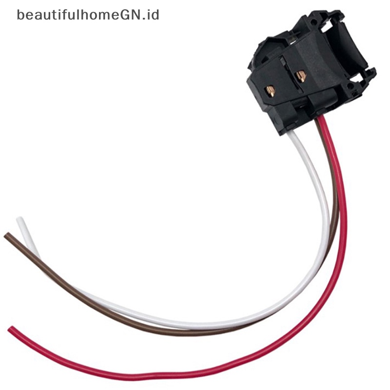 {Cantik} Black Car H7 Low Beam Lamp Headlight Bulb Holder Adapter Harness Cocok Untuk Fokus2 MK2 Fokus3 MK3~