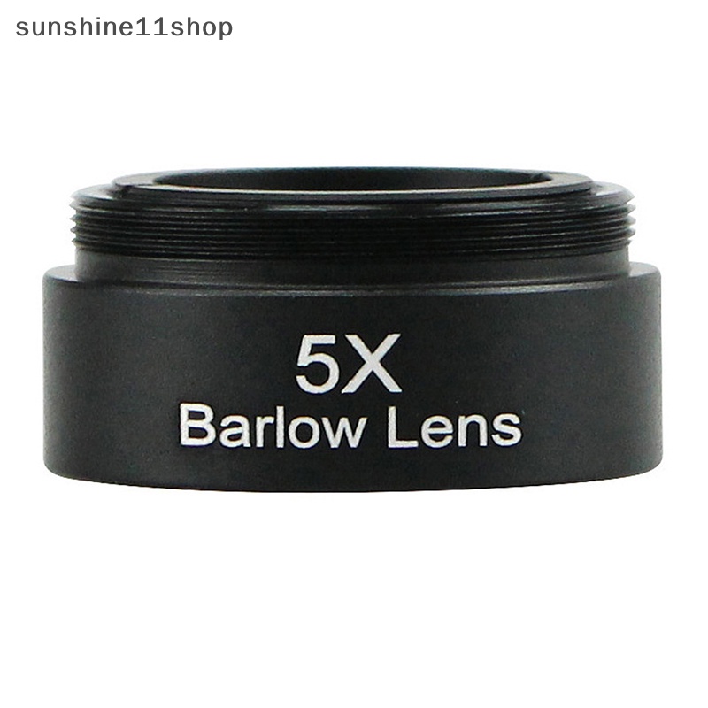 Sho Lensa Barlow 5X Untuk Apa Saja M28X0.6 Drat 1.25inch Teleskop Lensa Mata Astronomi N