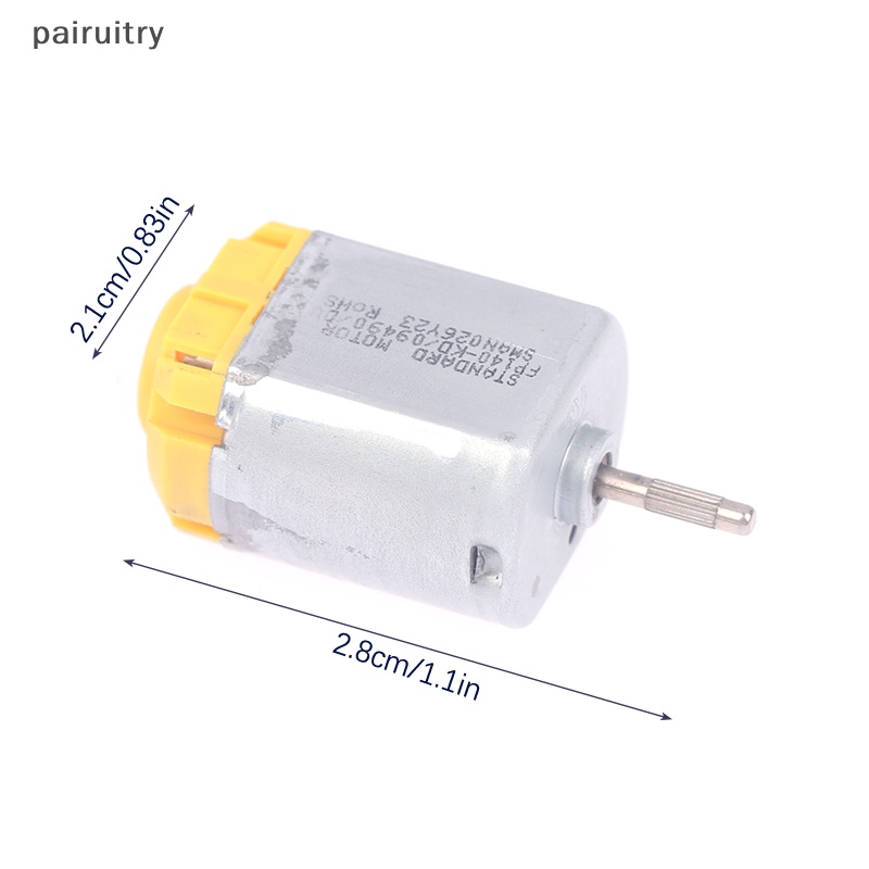 Prt DC 12V-24V 11600rpm Mini FP140KD-09490 Electric Carbon Brush Motor Untuk Kunci Pintu Mobil Lipat Spion PRT