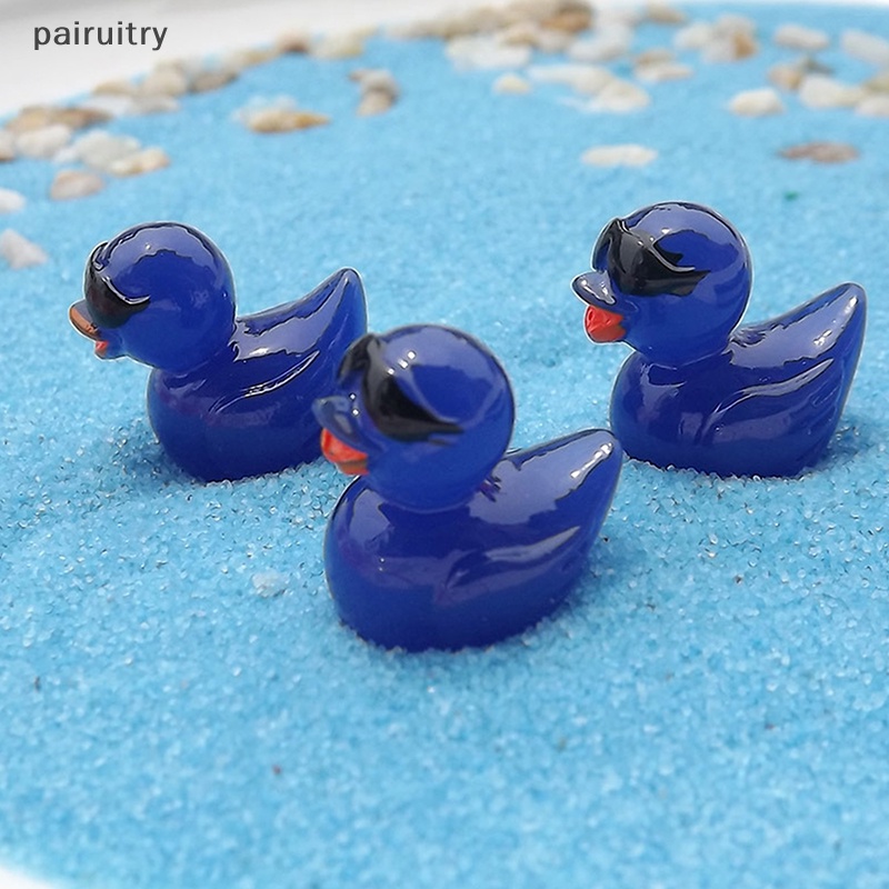 Prt 5pcs Mini Resin Bebek Spektakuler Ornamen Miniatur Angka Bebek Kecil Micro Peri Taman Lanskap Aquarium Rumah Boneka PRT