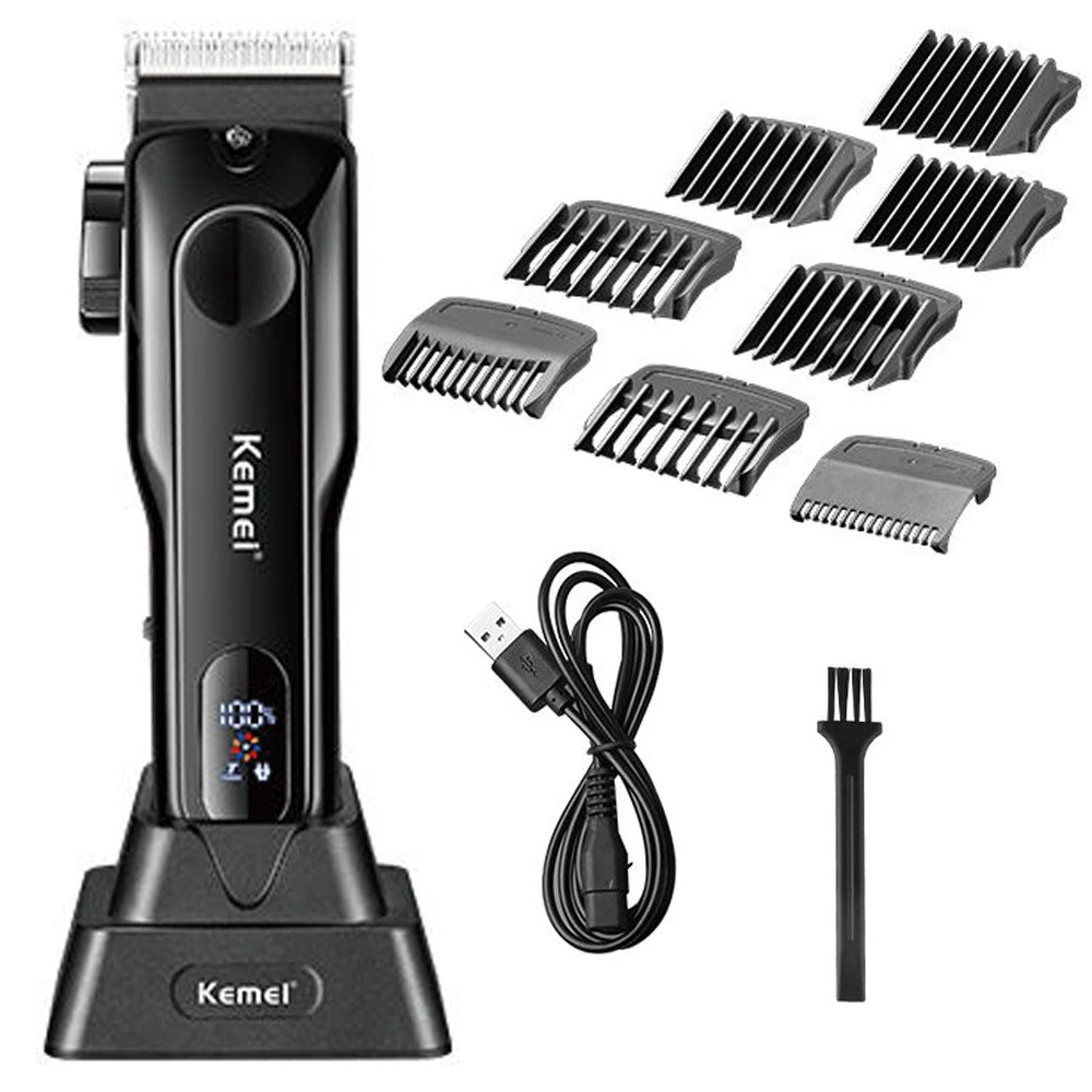 Kemei KM-5082 Hair Clipper Profesional Barber Fade Mesin Potong Rambut Listrik