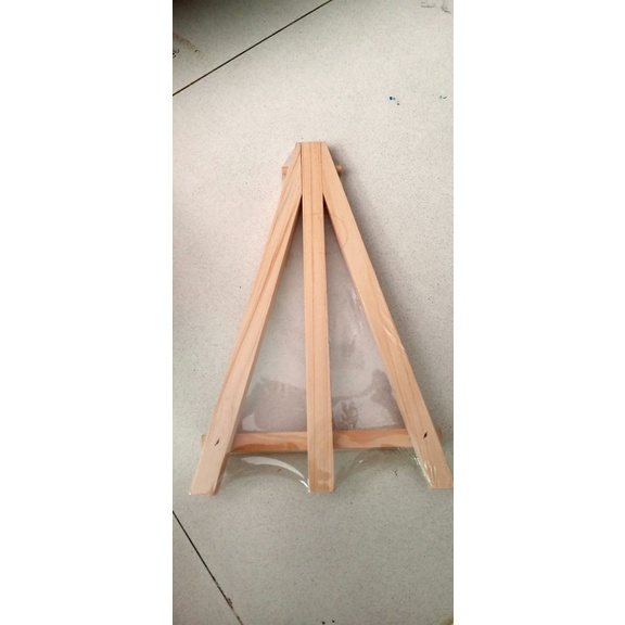 Easel Sandar Lukis Kanvas Kayu - Easel Mini