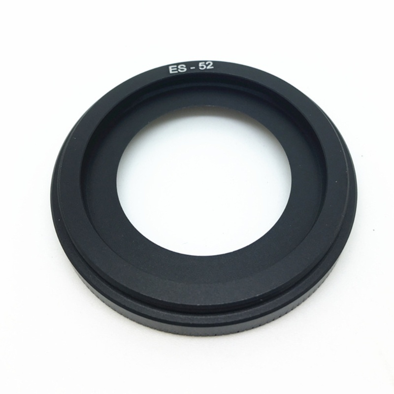 Bt Untuk EF40mm F2 8 STM 100D 52mm Kap Lensa Kamera Pengganti ES-52 Lens Hood 52mm Tutup Lensa Alumunium-alloy