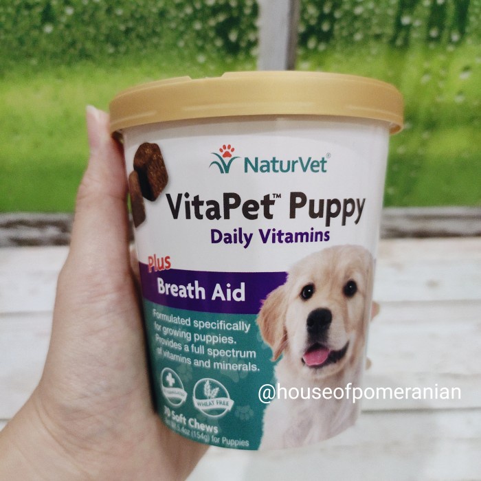 Naturvet vitapet puppy 70 soft chews