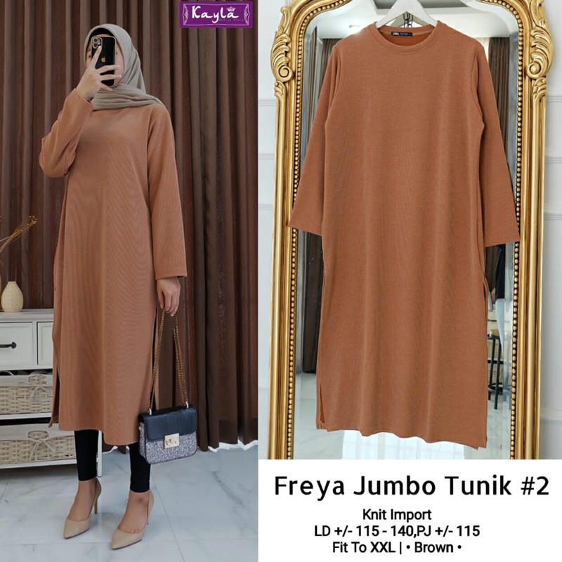 FREYA JUMBO TUNIK #2 ORI KAYLA