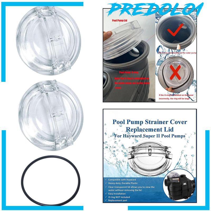 [Predolo1] Pool Pump Lid Replaceable Thread Strainer Cover Pengganti Spx3100D