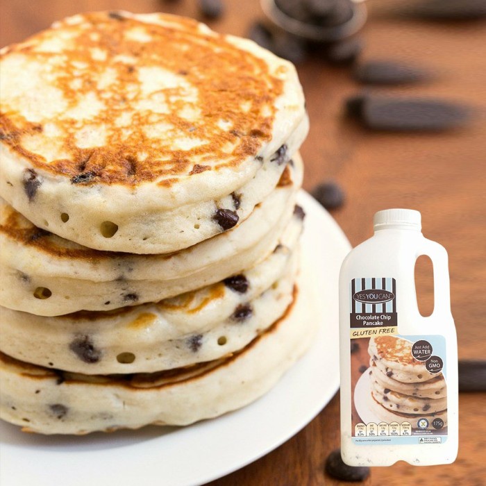 

Makanan | GLUTEN FREE - Yes You Can Chocolate Chip Pancake - Instan YesYouCan