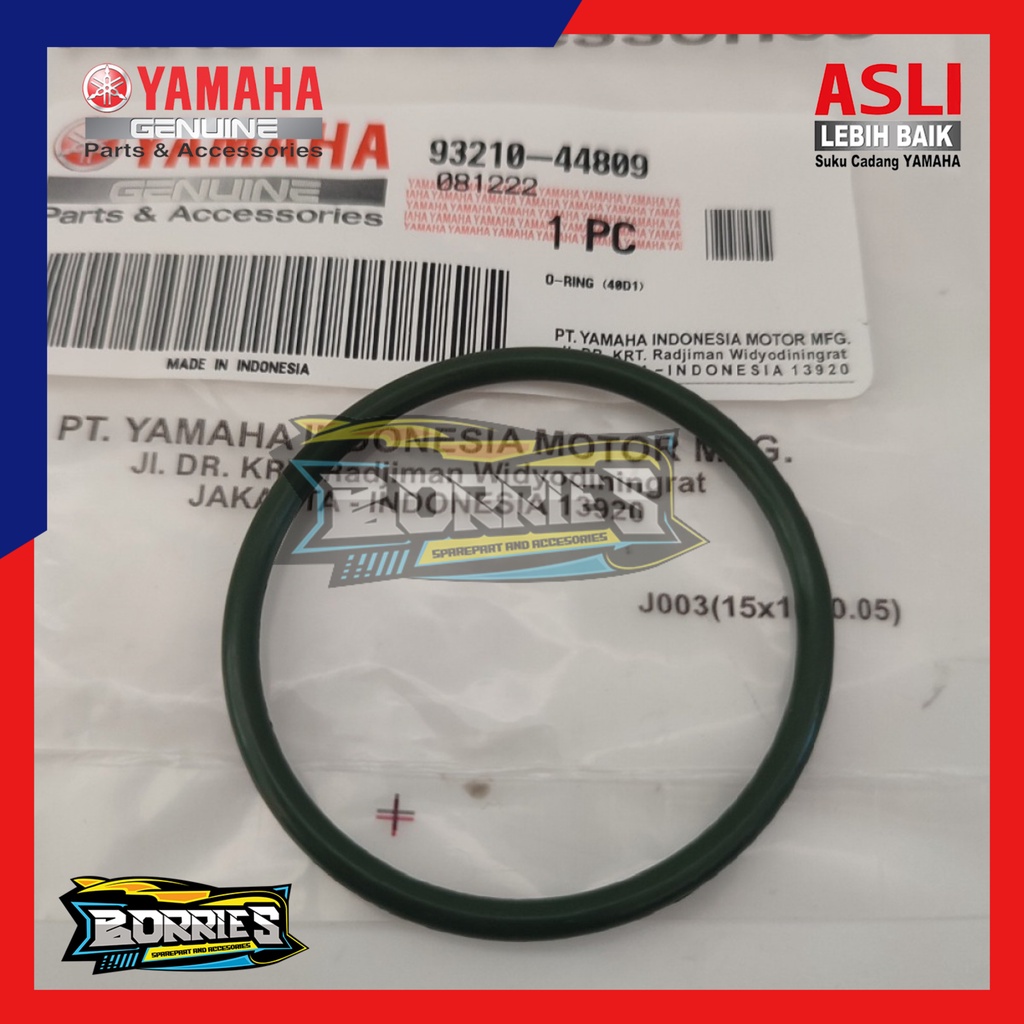 O-ring Oring Tutup Klep 93210-44809 Mio Jupiter Z MX Vega R ZR Yamaha