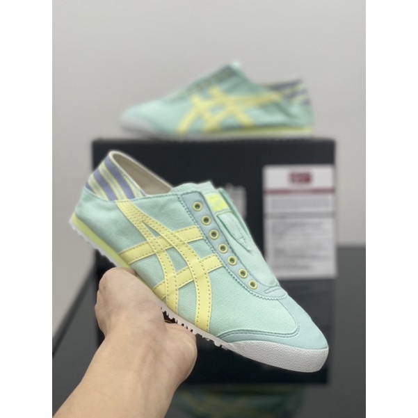 Sepatu Onitsuka Tiger Slip On Paraty Toska Yellow Free Paperbag