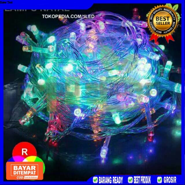 [RS]LAMPU TUMBLER TERLARIS PELANGI/RAINBOW 40 LED